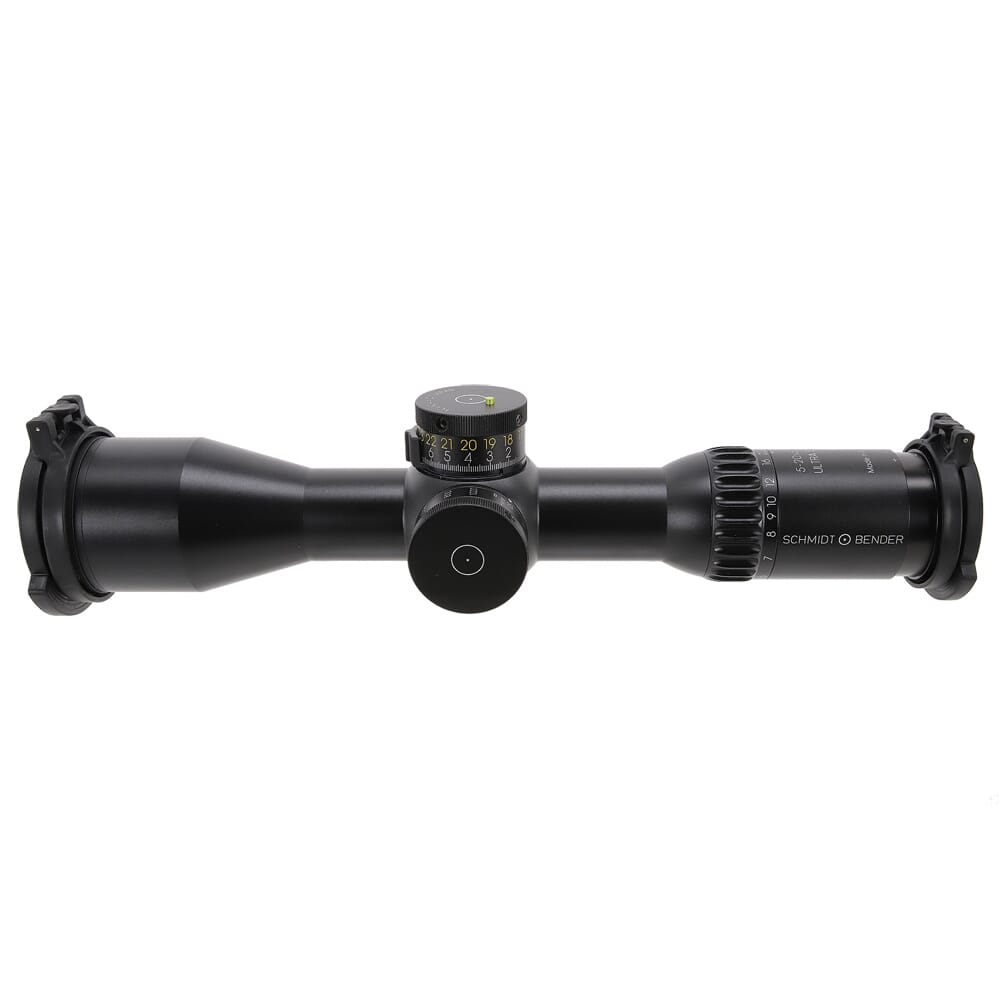 Schmidt Bender PM II 5-20x50 Ultra Short DT II+ Tremor3 .1 MRAD Non-Illum Riflescope w/ Cust Tube, No Illum Control 873-911-552-M2-I5