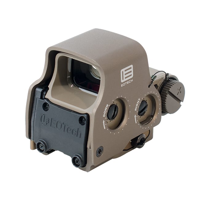 EOTech Holographic Sight, 65 MOA ring, 1 MOA dot, QD lever, Tan