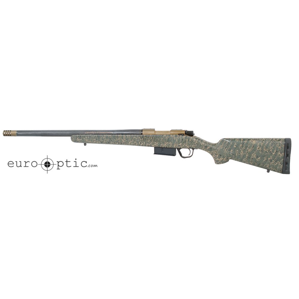 Christensen Arms Ridgeline .450 Bushmaster 20" 1:16 Burnt Bronze Green w/ Black & Tan Webbing Rifle 801-06017-00