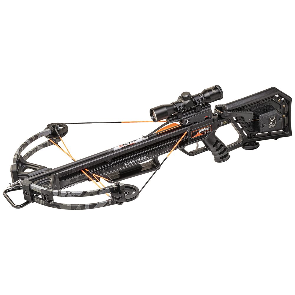 Wicked Ridge Blackhawk XT Peak Camo Crossbow w/ACUdraw & Multi-Line Scope WR23020-1532
