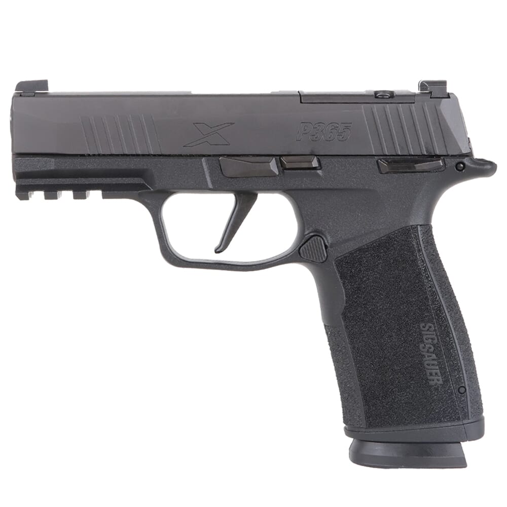 Sig Sauer P365 XMACRO 9mm 3.7" Bbl Optics Ready Black Pistol w/(2) 10rd Steel Mags & XRAY3 365XCA-9-BXR3-MS-10