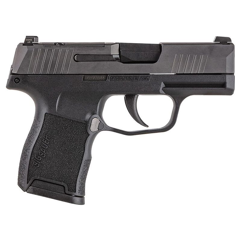 Sig Sauer P365 .380 ACP 3.1" Bbl MA Compliant Pistol w/(2) 10rd Mags, SIGLITE & Manual Safety 365-380-BSS-MS-MA