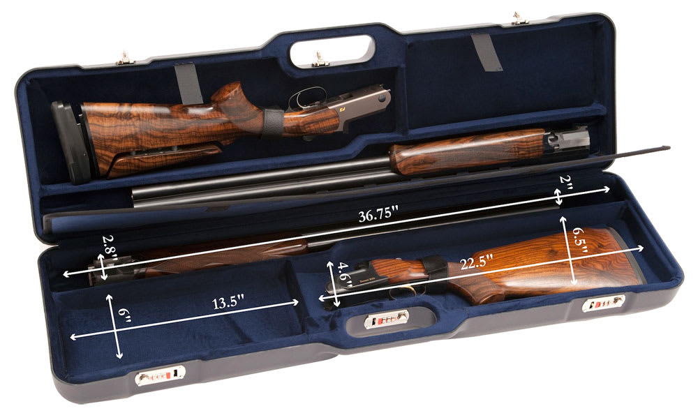 Negrini Two Gun 36.75" Case Blue/Blue 1678L/4775