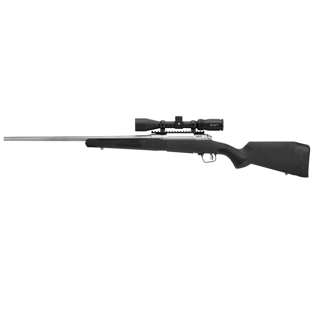 Savage Arms 110 Apex Storm XP .338 Win Mag 24" 1:10" Bbl Black/Stainless BA Rifle w/Vortex Crossfire II 3-9x40mm Scope, (1) 3rd Mag 57355
