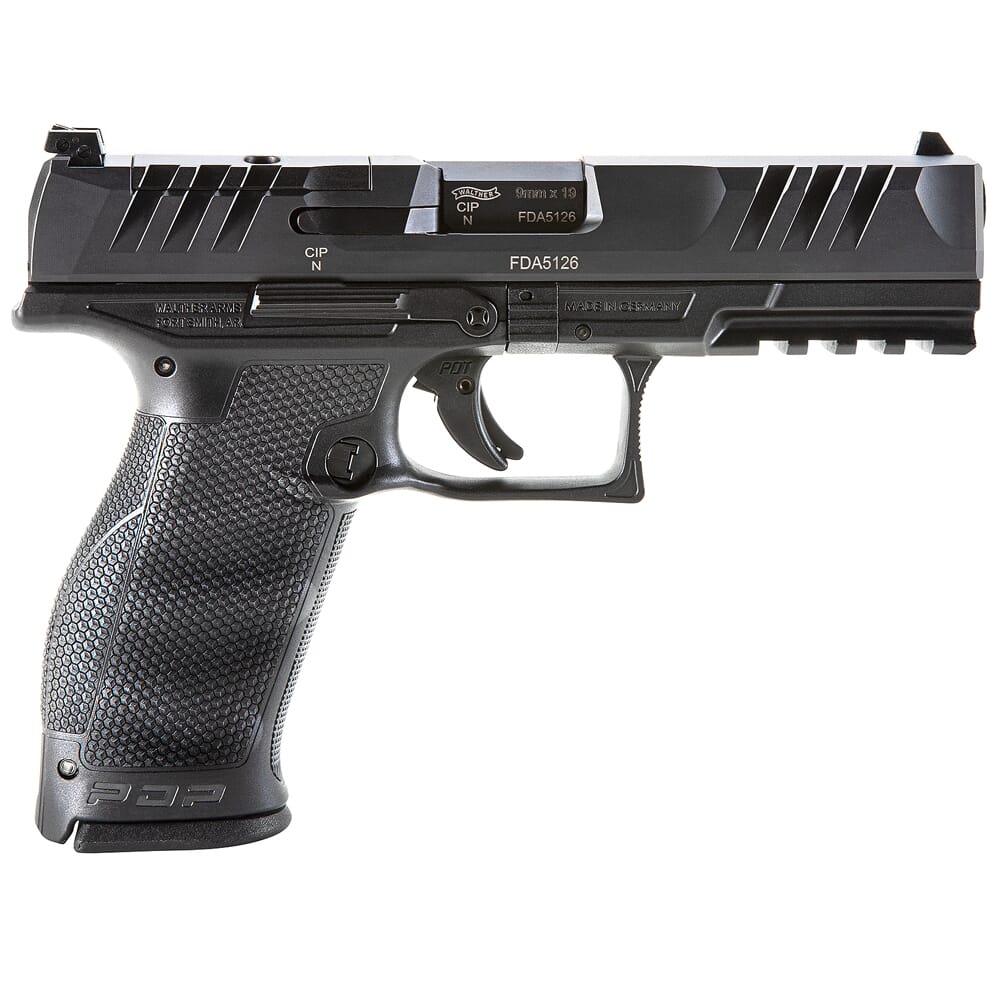 Walther Arms PDP 9mm Black 4" Bbl Optic-Ready Full-Size Pistol w/(2) 18rd Magazines 2851237