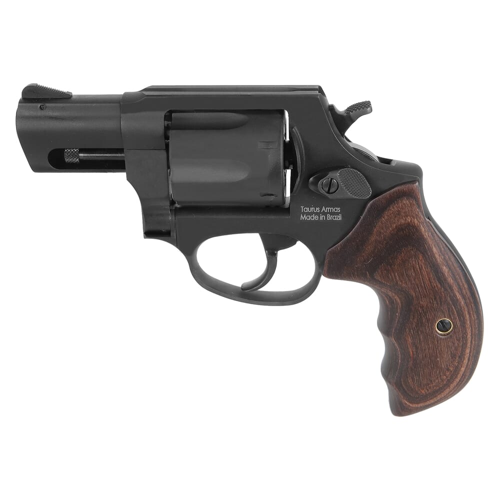 Taurus 856 .38 Special 2" 6rd Bk/Bk Walnut Smooth Revolver 2-856021SW