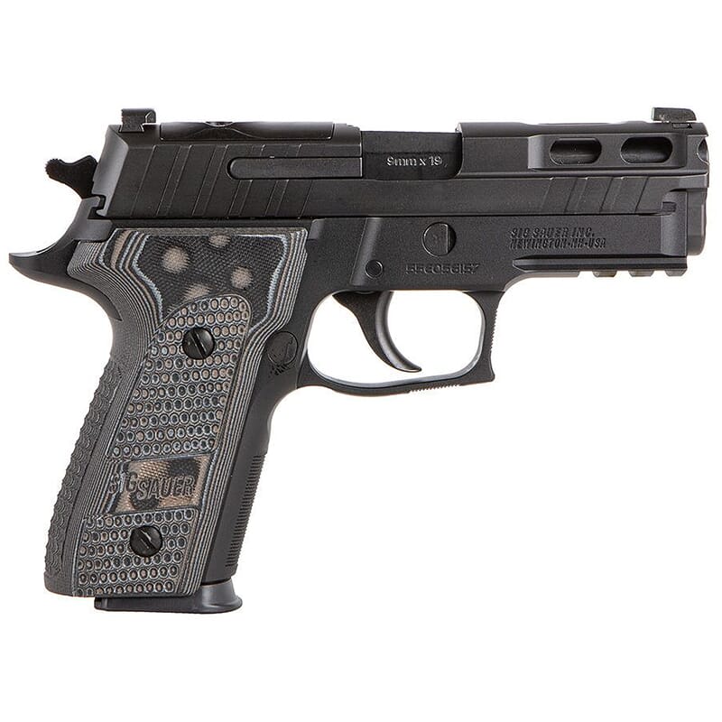 Sig Sauer P229 PRO 9mm 3.9" Bbl Optics Ready DA/SA Compact Pistol w/X-RAY 3, HOGUE Grips, SRT, & (3) 10rd Steel Mags 229R-9-BXR3-PRO-R2