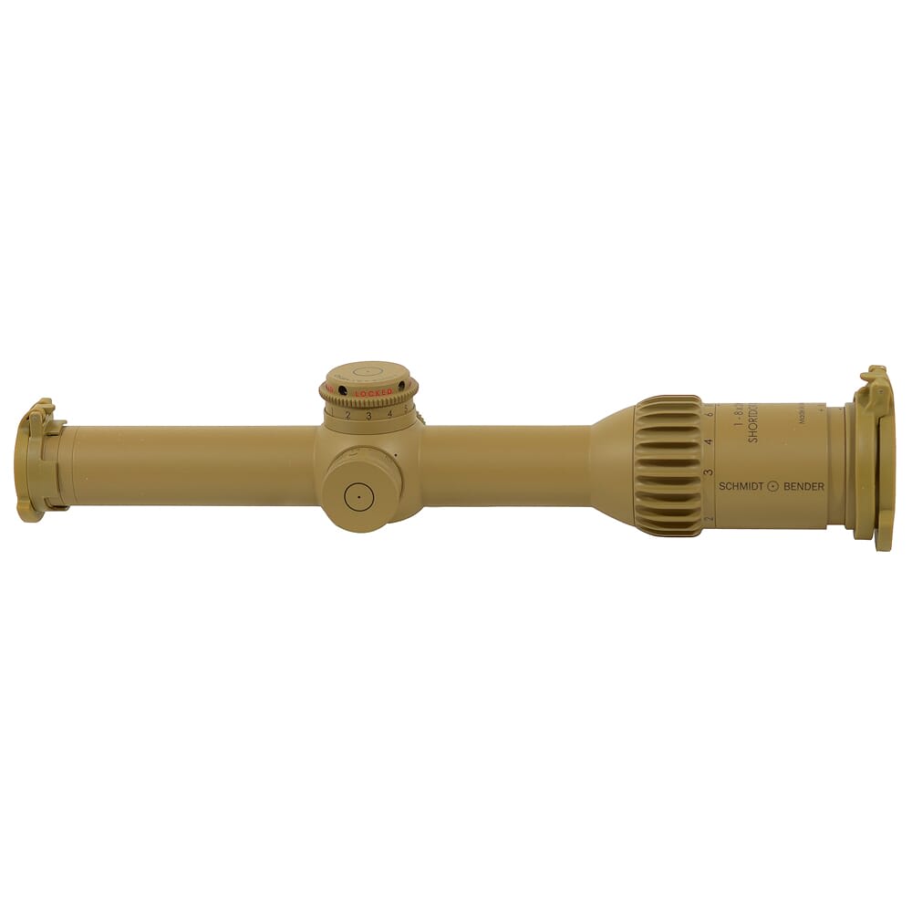 Schmidt Bender 1-8x24 PM II ShortDot Dual CC MDR-T6 1cm cw ST LT MTC/ ST LT ZC RAL8000 Riflescope 683-845-43E-K1-H1