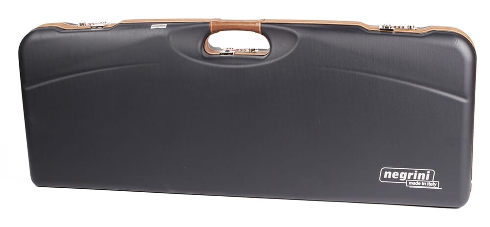 Negrini One Gun Two Barrels 33.25in Med to High Rib Blue/Tobacco Leather Blue interior 1652LX-TUBE/5212