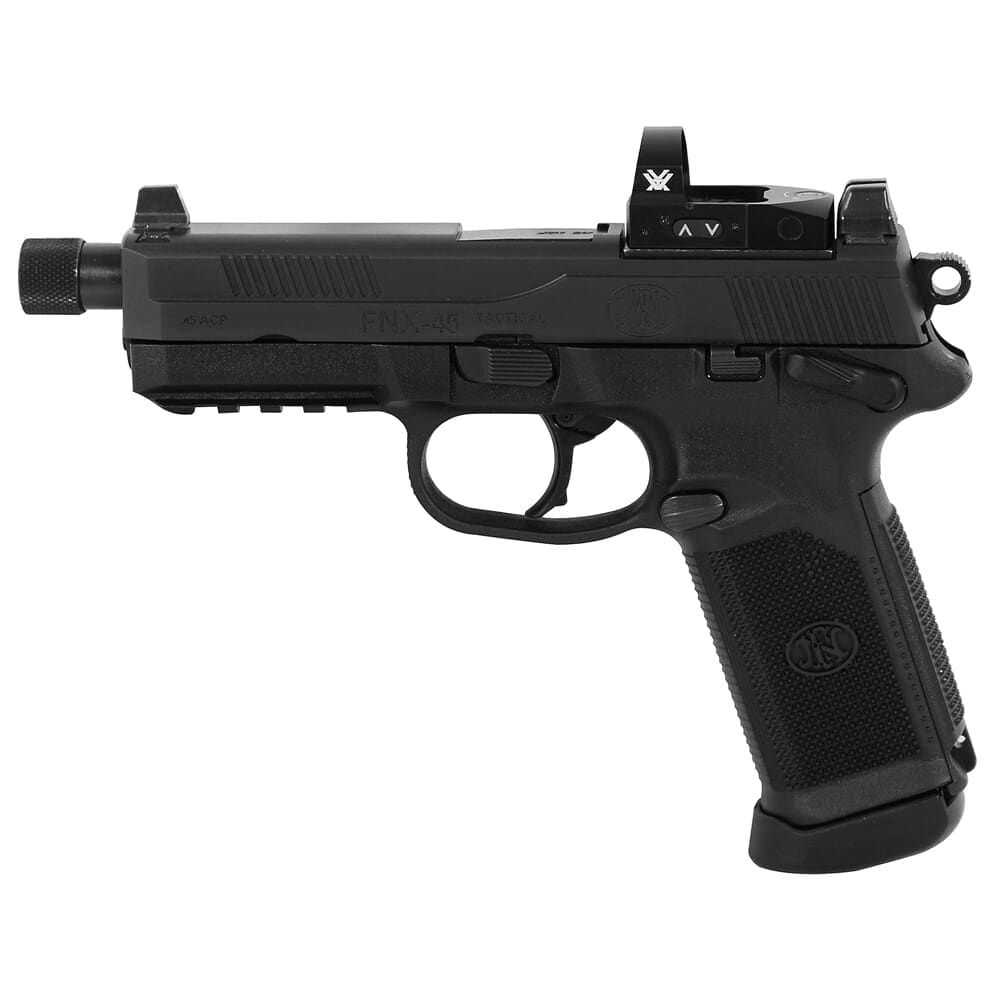 FN FNX-45 Tactical .45 ACP BLK/BLK NS Pistol with 2X15 Vortex Venom Red Dot 66-100657
