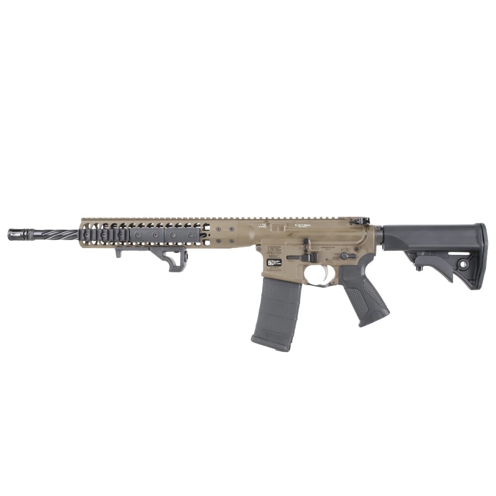 LWRC ICDI Direct Impingement 5.56mm NATO 16.1" 1:7" 1/2x28 Bbl Patriot Brown Rifle ICDIR5PBC16