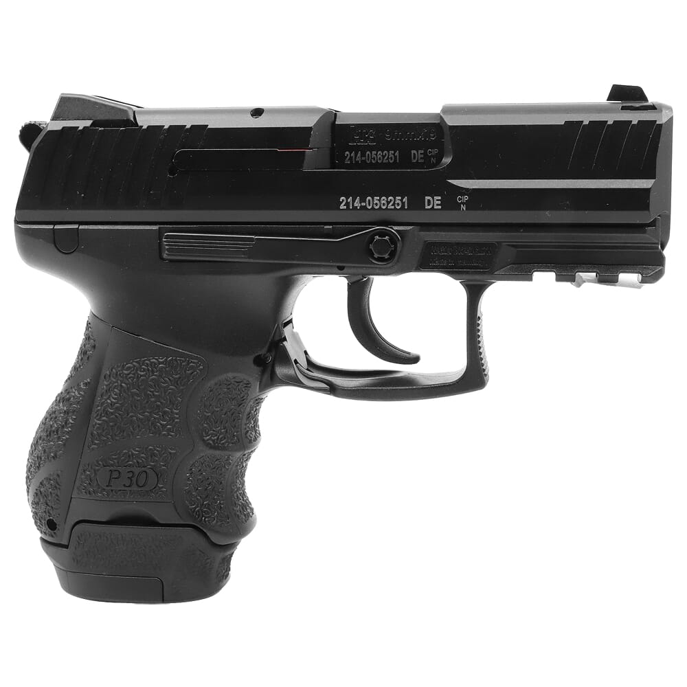 HK P30SK V3 9mm 3.27" Bbl DA/SA Subcompact Pistol w/Rear Decocking Button, (1) 15rd Mag & (1) 12rd Mag 81000823