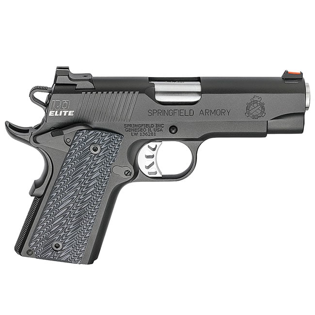 Springfield Armory 1911 Range Officer Elite Compact .45ACP 4" (2) 6rd Mags Black-T PI9126ER