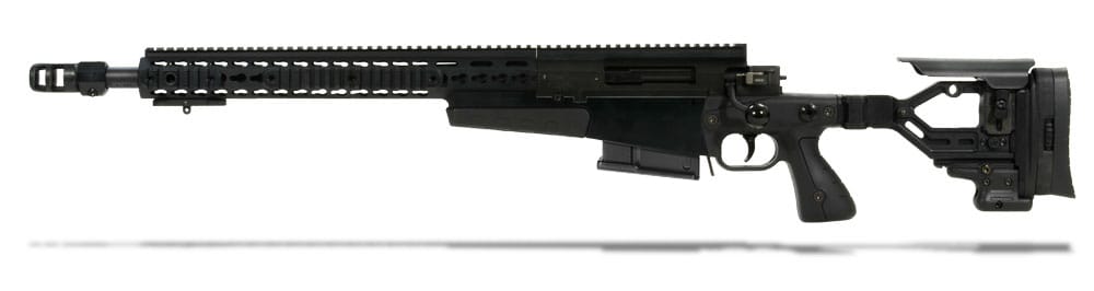 Accuracy International AX 300 Black chassis 20 inch barrel std brake - Left Hand A-XM300WMBL20SM-LH