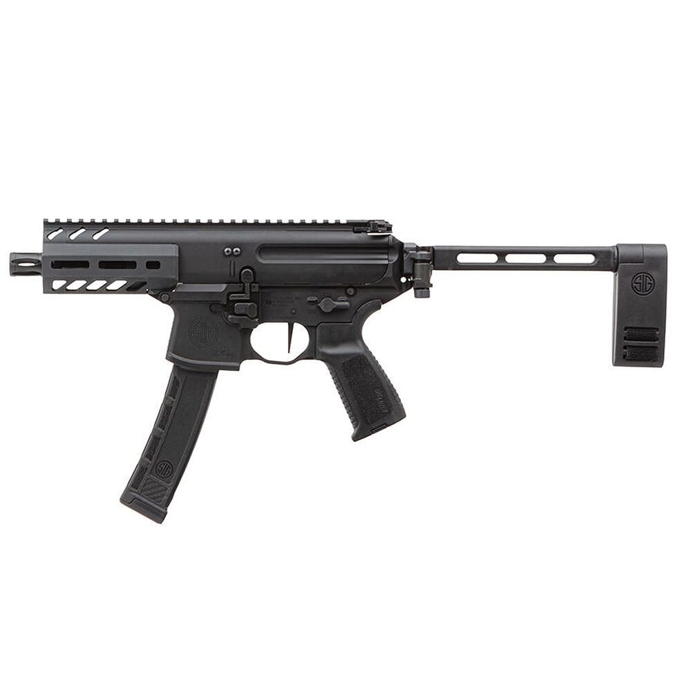 Sig Sauer MPX K PCB 9mm 4.5" 1:10" Bbl Blk Pistol w/PCB Folding Brace, M-LOK Handguard, & (1) 35rd Mag PMPX-4B-9-35