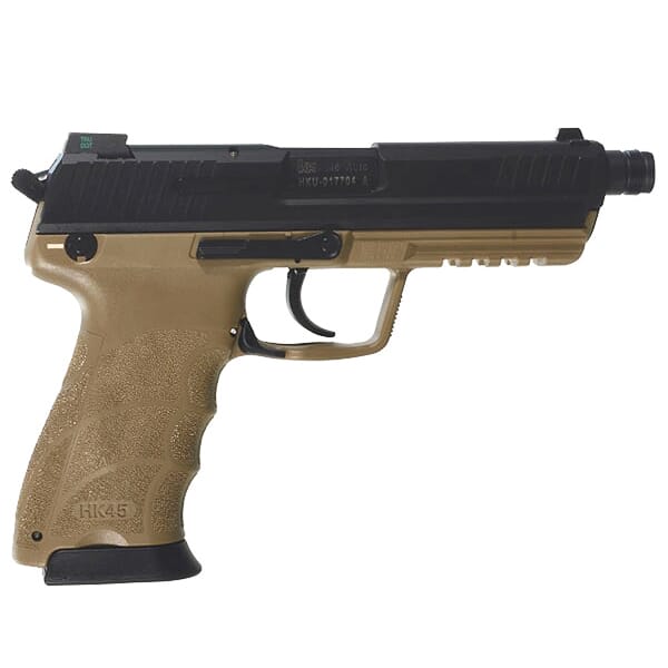 HK45 Officer .45 ACP Tan Pistol