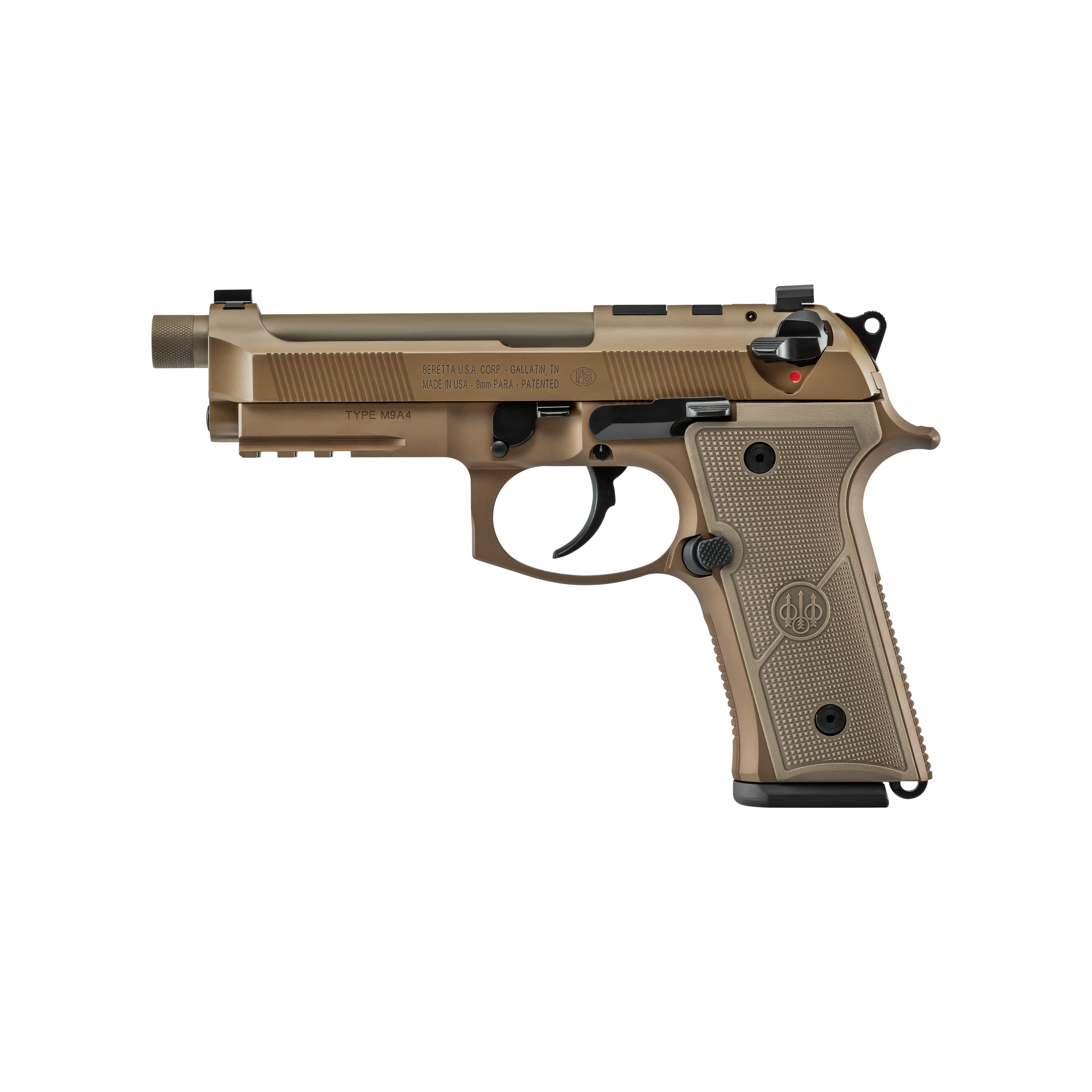 Beretta M9A4 Centurion 9mm 4.8" Bbl SA/DA Pistol w/(3)18rd Mags JS92QM9A4GM-img-6