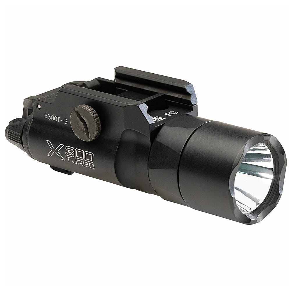 SureFire X300 Turbo 500 LU High-Candela 6V WeaponLight w/Universal/Picatinny Thumb Screw Mount X300T-B