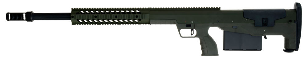 Desert Tech HTI Rifle 50 BMG Green Receiver Green Stock
