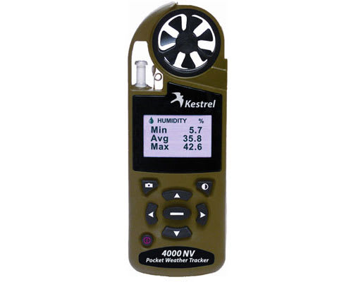 Kestrel 4000NV Weather & Environmental Meter w/Datalogging + NV Backlight Safety Orange 0840NVTAN 0840NVTAN