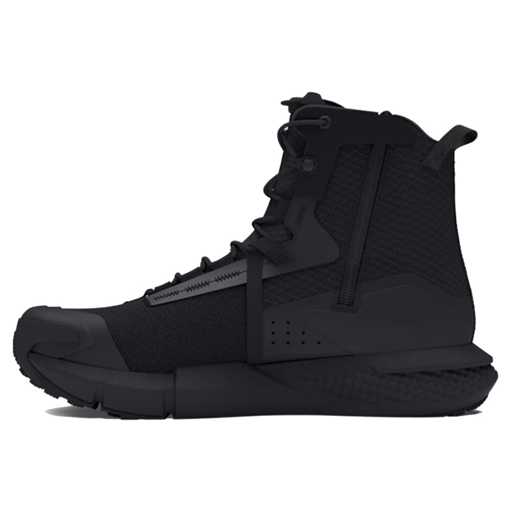Under Armour Charged Valsetz Zip Boots Black Size 7.5 3027383-001017