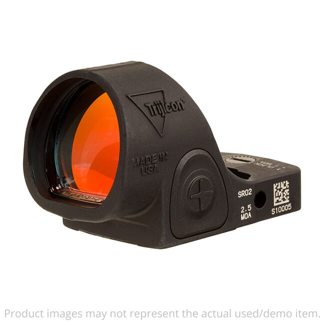 Trijicon USED SRO Sight Adjustable LED 5.0 MOA Red Dot SRO3-C-2500003 Scratched Battery Cap UA4970