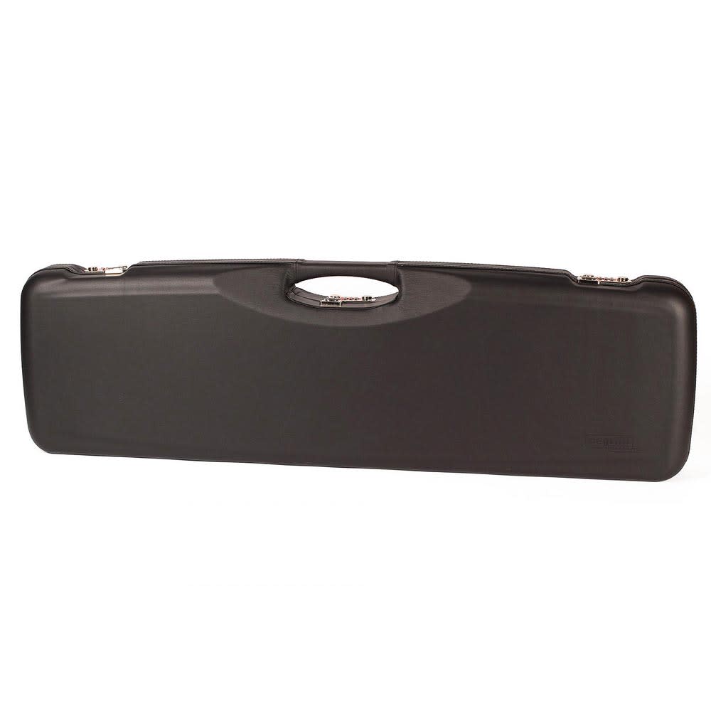 Negrini One Gun OU Sporter with Barrel Upright and Forend Off High Rib Black leather/Bordeaux interior 1654PL/5246