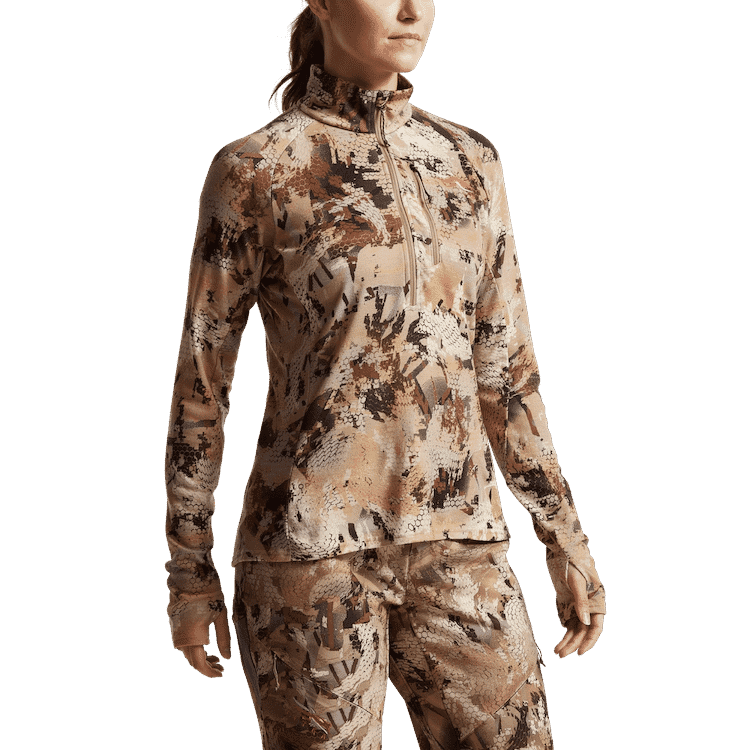 Sitka Gear Waterfowl Marsh Women's CORE Merino 220 Half-Zip Pullover X Large 600221-WL-XL