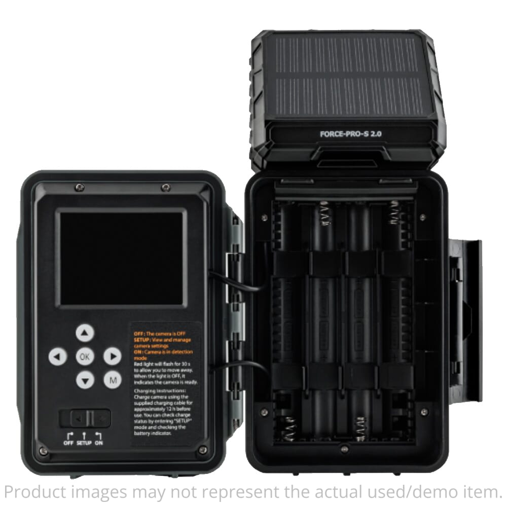 Spypoint USED Force-Pro-S 2.0 Trail Camera w/Solar Panel 01858 lightly - Excellent Condition UA5763