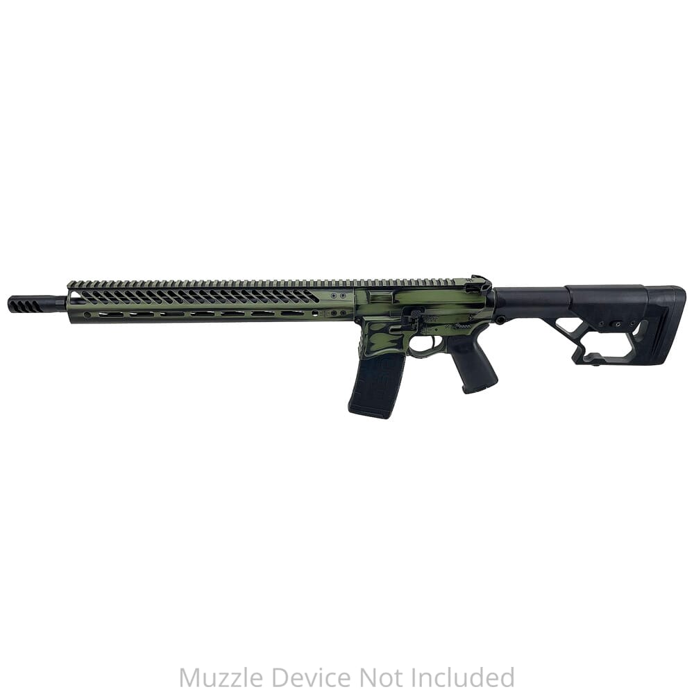 Seekins Precision DMR .223 Wylde 16" 1:8" 1/2"x28 TPI Bbl BW OD Green Rifle 0011300071-ODGBW