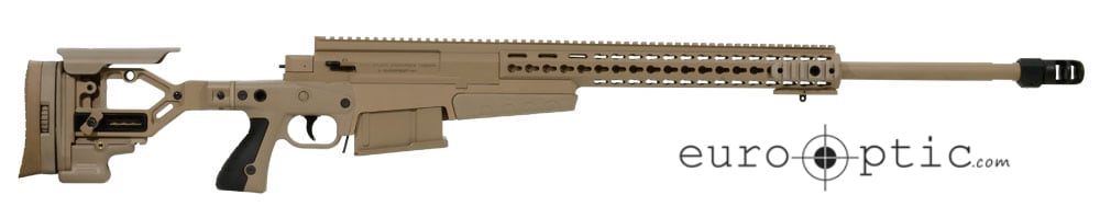 Accuracy International AX 300 Pale Brown chassis 26 inch barrel std brake - Left Hand A-XM300WMPB26SM-LH