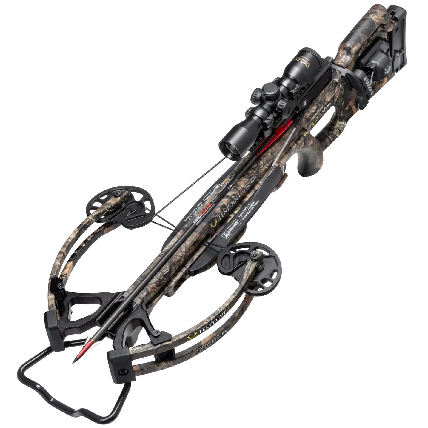 TenPoint Turbo M1 Crossbow w/ACUdraw, 50 Sled, Pro-View Scope, Mossy Oak Country CB19020-5527