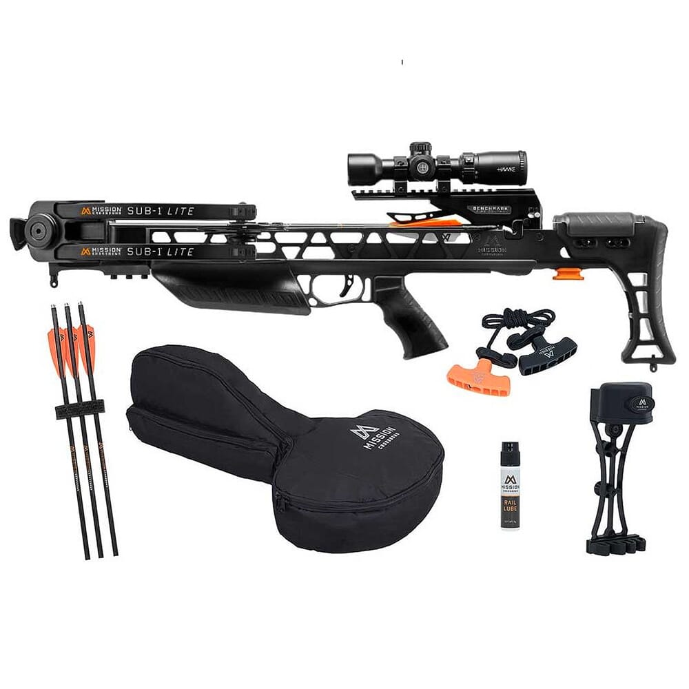 Mission Sub-1 Lite Black Crossbow w/Pro Kit XK036