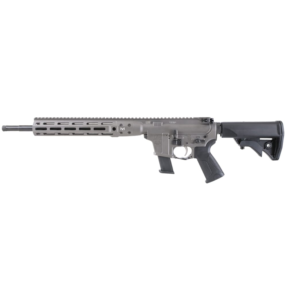 LWRC IC-9 Carbine 9mm 16" 1:10" 1/2x28 Bbl Tungsten Grey Rifle ICR9TG16