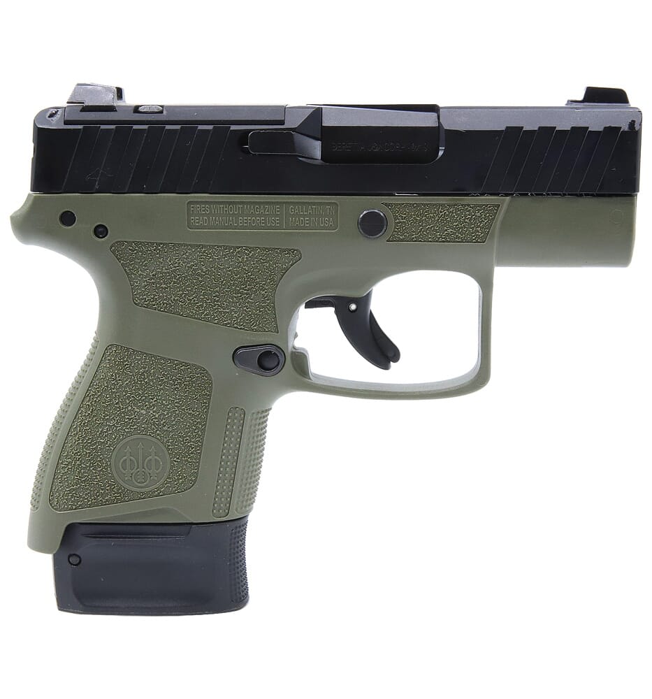 Beretta APX-A1 Carry 9mm 3.07" Bbl OD Green Pistol w/(1) 8rd Mag JAXN9278A1