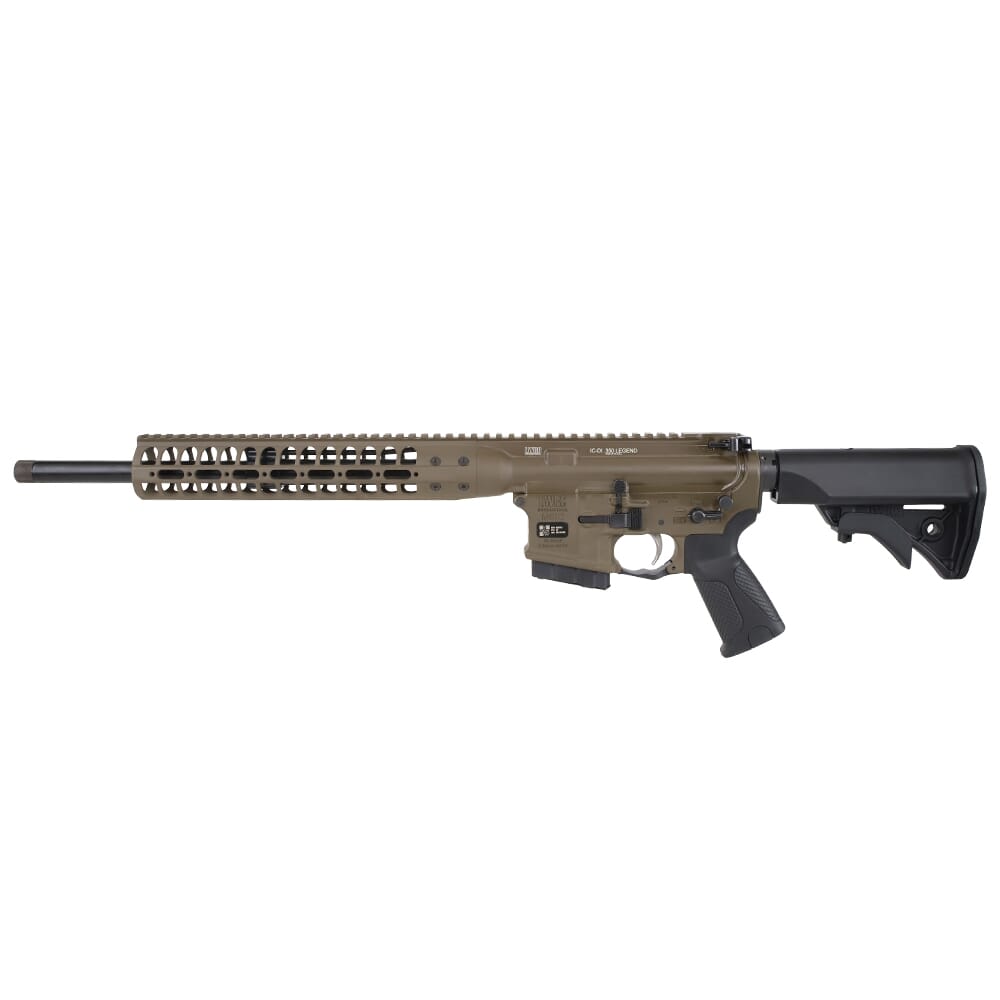 LWRC ICDI Direct Impingement .350 Legend 16" 1:16" .562x24 Bbl Patriot Brown CA Compliant Rifle ICDIR35PBC16LCAC