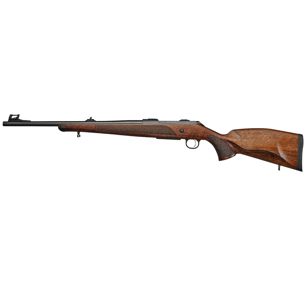 CZ-USA 600 ST3 Lux .300 Win Mag 3rd M15X1 24" Drilled/Tapped Walnut Stock Fiber-Optic Front/Rear Adj Sights Walnut Bolt Knob Rifle 07304