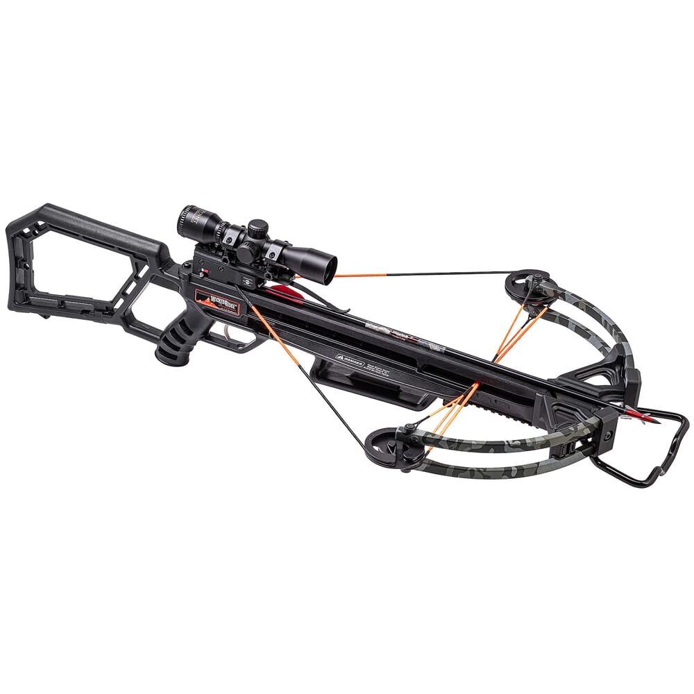 Wicked Ridge Blk Hawk 360 Crossbow w/Rope Cocker Multi-Line Scope, Peak Camo/Blk WR21020-9535