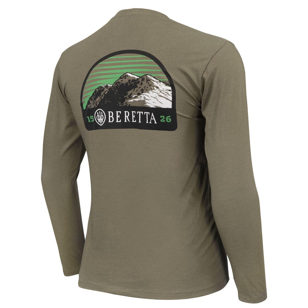 Beretta Peak Elevation LS Tee Green Small TS200T18900715S