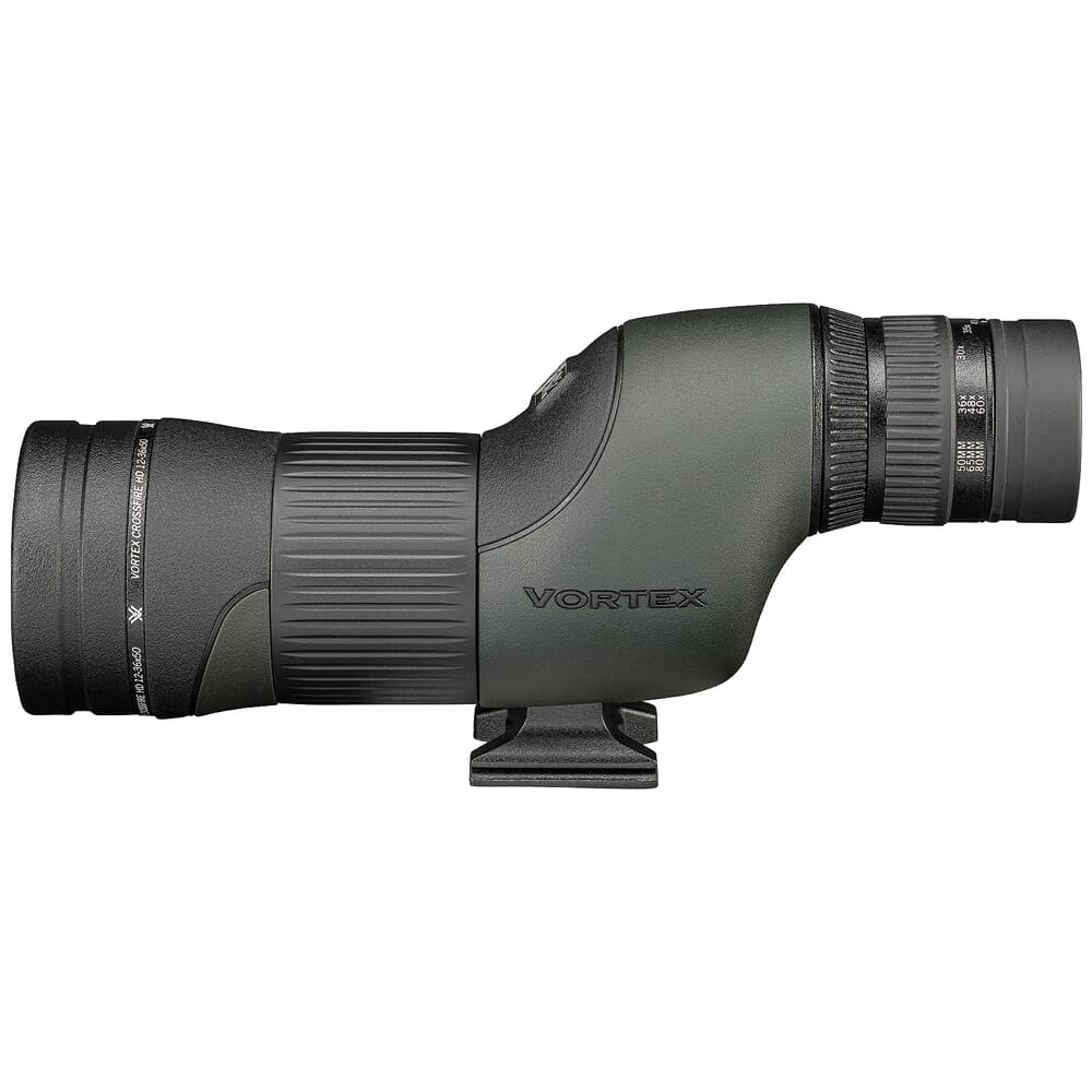 Vortex Crossfire HD 12-36x50mm Straight Spotting Scope w/Neoprene Case, Lens Covers, Lens Cloth CF-50S