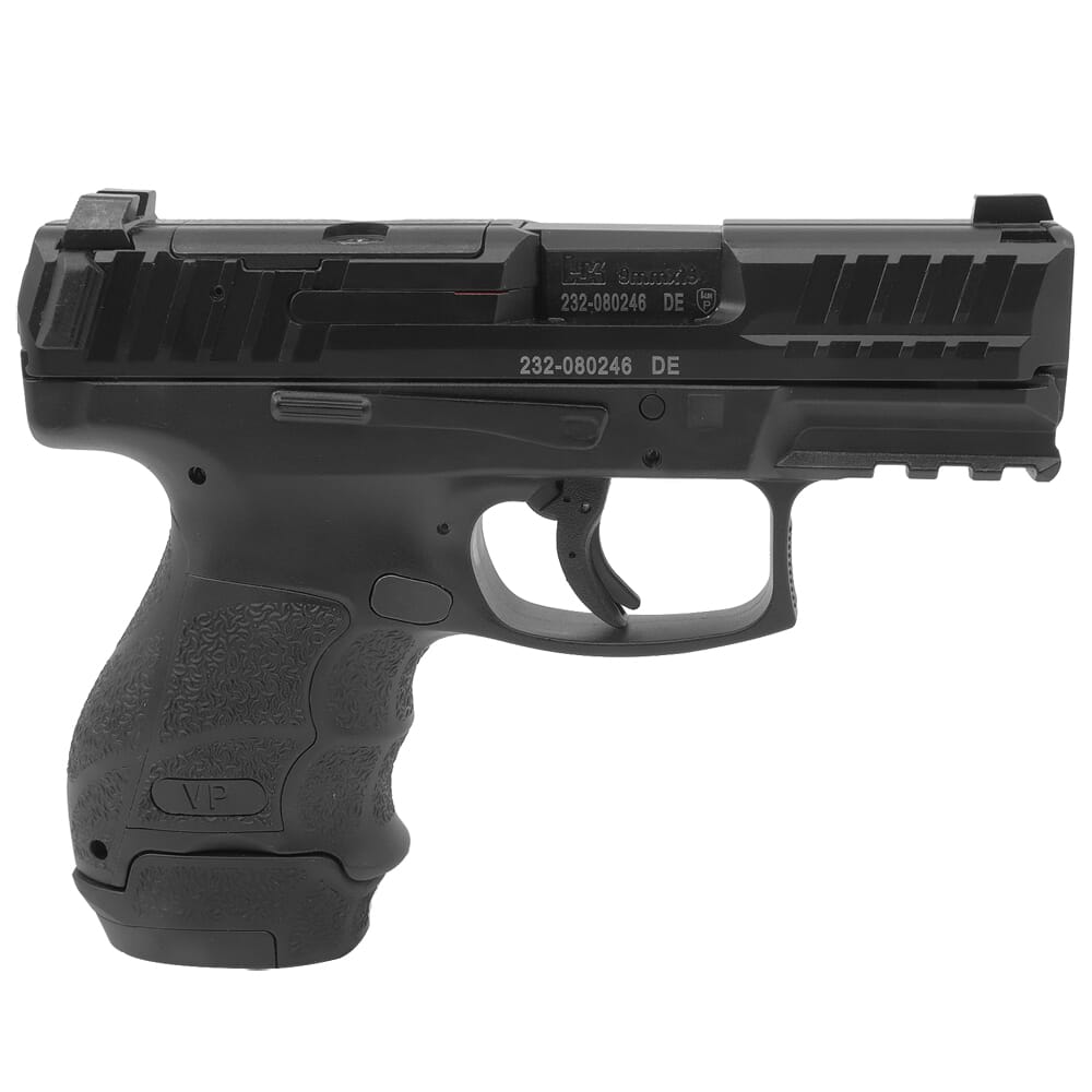 HK VP9SK-B 9mm 3.39" Bbl Optics Ready Subcompact Push-Button Pistol w/(1) 13rd & (2) 10rd Mags 81000740