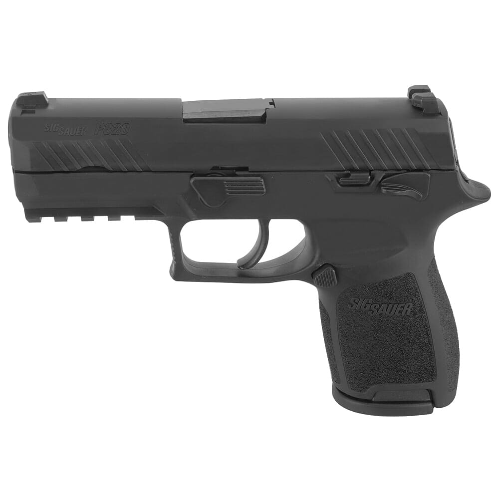Sig Sauer P320 Nitron 9mm 3.9" MA Compliant Pistol w/SIGLITE, (2) 10rd Steel Mags, and Manual Safety 320C-9-BSS-MS-MA