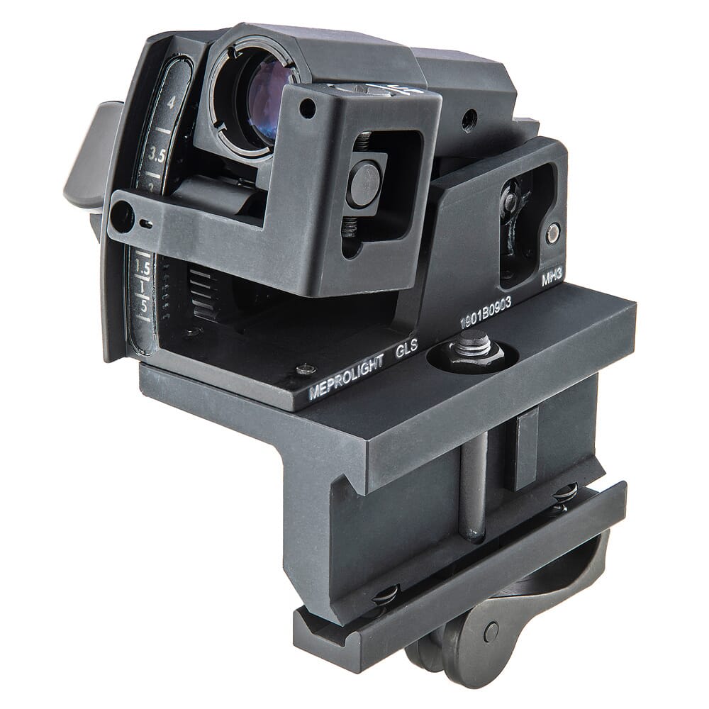 Meprolight GLS 400M GLS Self-Illuminated Reflex Sight for 40mm Grenade Launcher w/Side Mount 623340