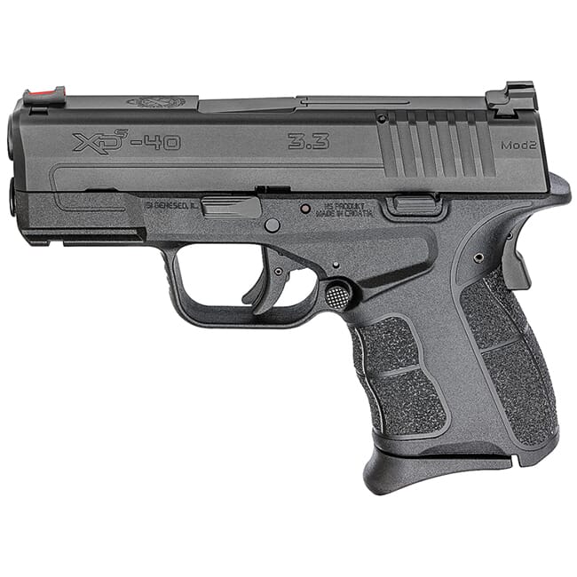 Springfield Armory XDS .40 S&W MOD.2 3.3" Black Fiber Optic Sight Pistol (w/ 2 Magazines) XDSG93340B