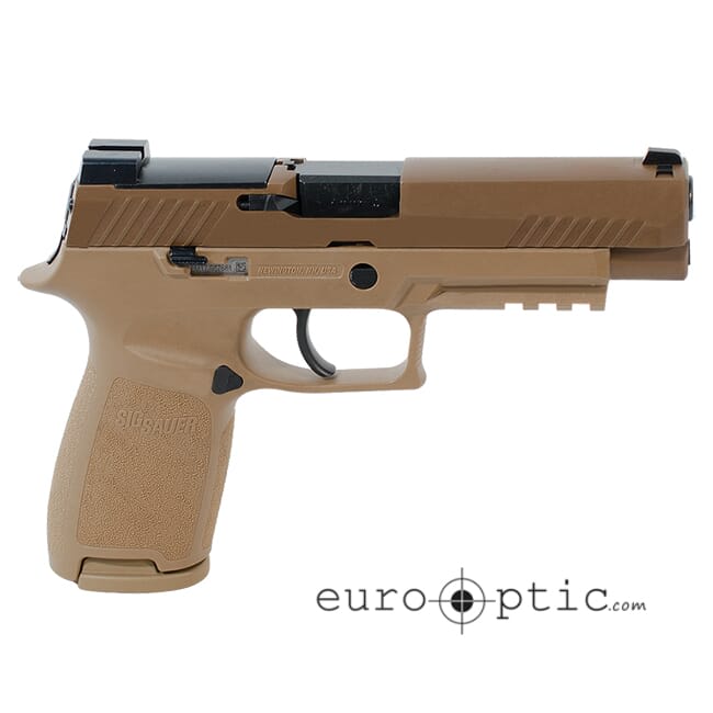 Sig Sauer M17 P320 Pistol 9mm Coyote SIGLITE w/DeltaPoint Pro Plate (2) 17rd Mag 320F-9-M17