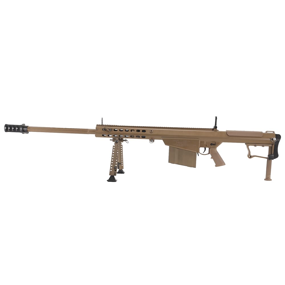 Barrett M107 A1 50 BMG 29" Mud Brown USED Rifle w/ (1) Mag, Bipod, Monopod, and Case 13313
