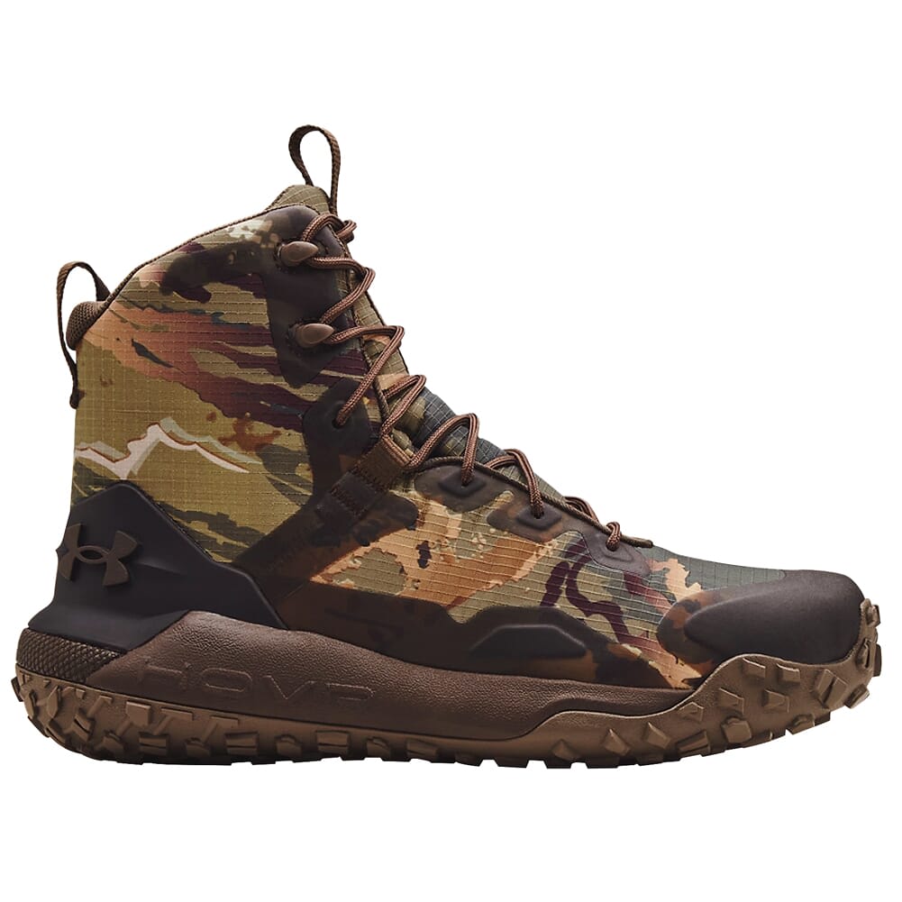 Under Armour Whitetail HOVR Dawn Waterproof Unisex Boots UA Forest All-Season Camo/Maverick Brown 15/16.5 3023105-901022