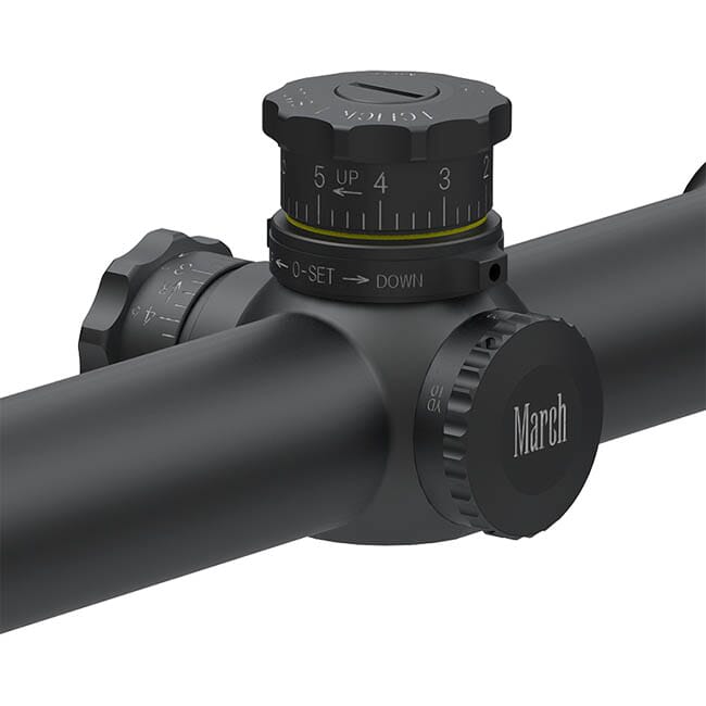 March Tactical 10-60x52 MTR-5 Reticle 1/8MOA Riflescope D60V52TM
