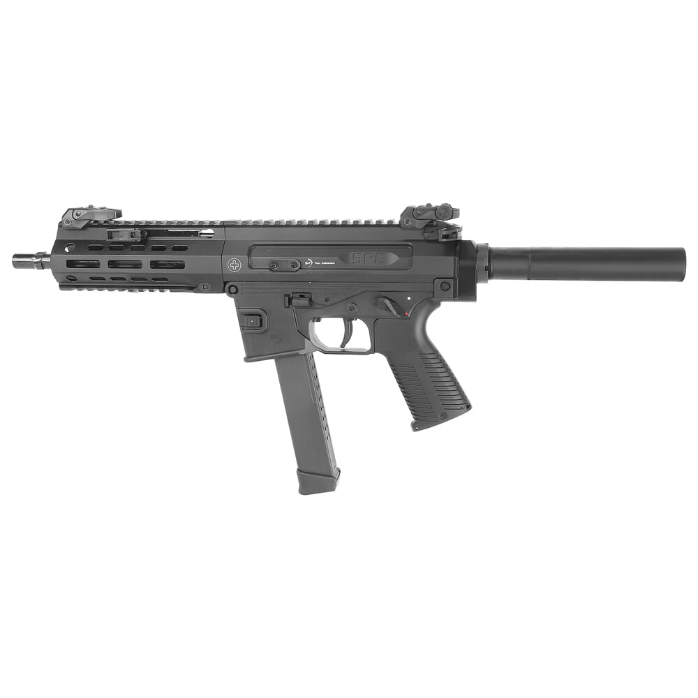 B&T SPC9-G 9mm Black Pistol w/Arm Brace Adapter & Glock Lower BT-500003-AB-G-US