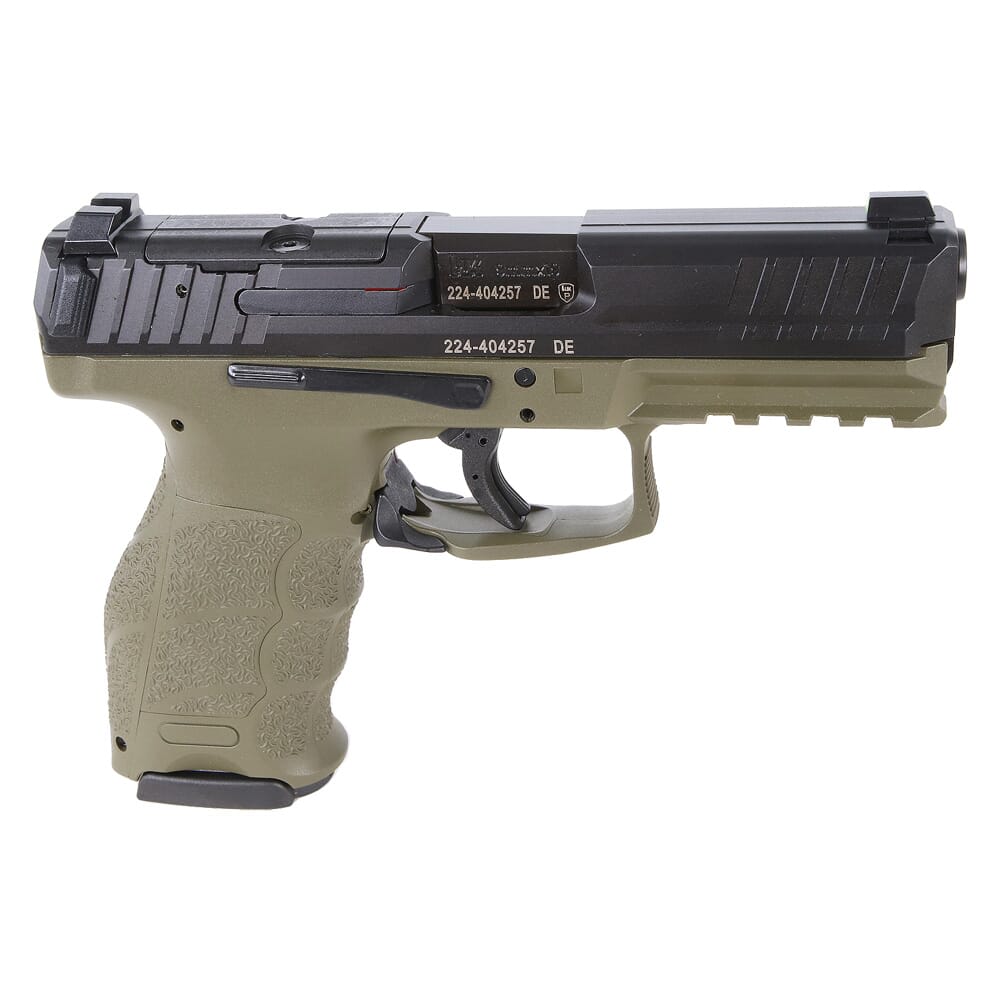 HK VP9 9mm 4.09" Bbl Optics Ready Green Pistol w/(3) 17rd Mags & Night Sights 81000612